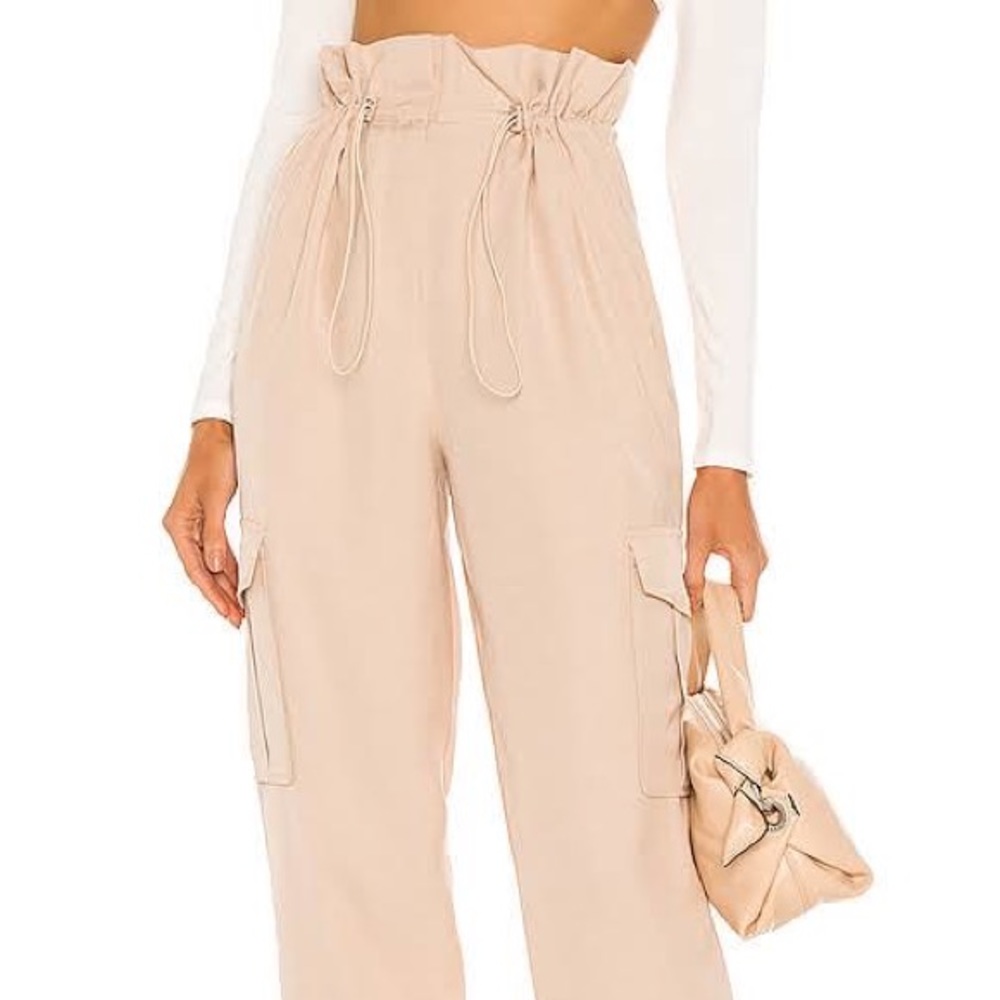 Tularosa Shaye Paper Bag Pant in Ivory